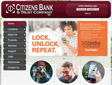 Tablet Screenshot of citizensbt.com